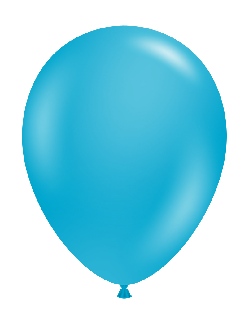 17" Pastel Turquoise Tuftex Latex Balloons (50 Per Bag)