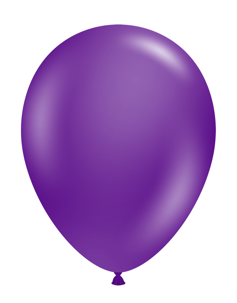 17 Inch Tuftex Latex Balloons (50 Per Bag) Plum Purple
