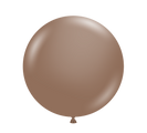 36" Cocoa Tuftex Latex Balloons (2 Per Bag)