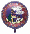 Balloon with fold lines removed