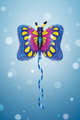 Butterfly Blue Balloon