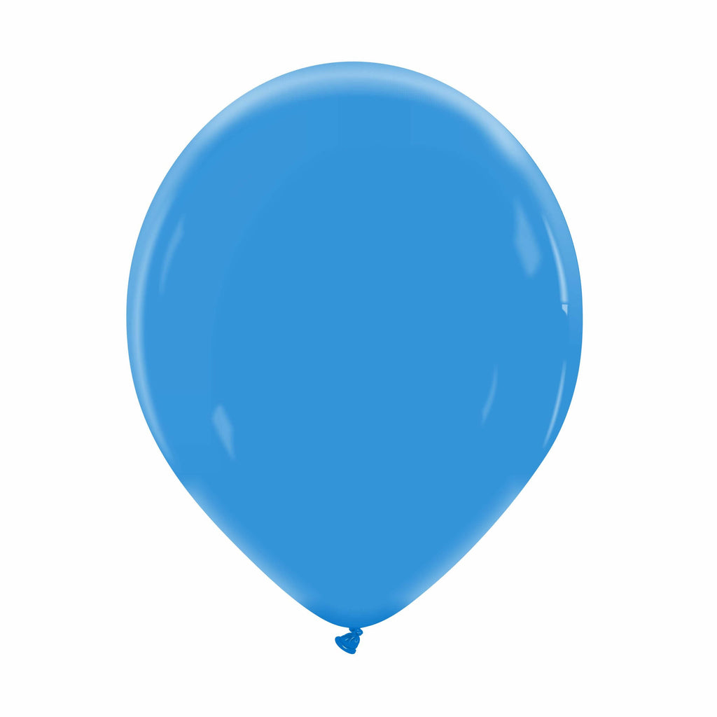 12" Cattex Premium CobaLight Blue Latex Balloons (50 Per Bag)