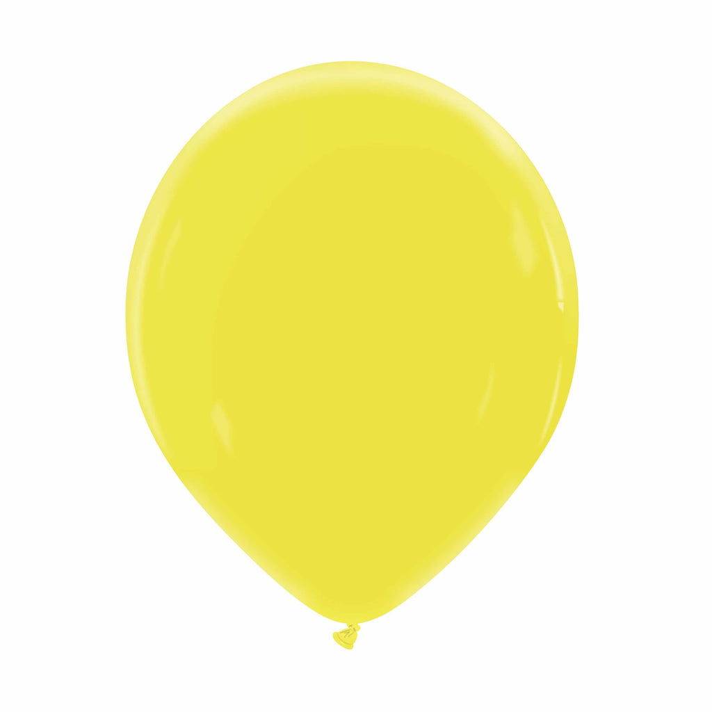 12" Cattex Premium Lemon Latex Balloons (50 Per Bag)