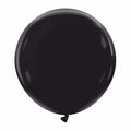 24" Cattex Premium Midnight Black Latex Balloons (1 Per Bag)