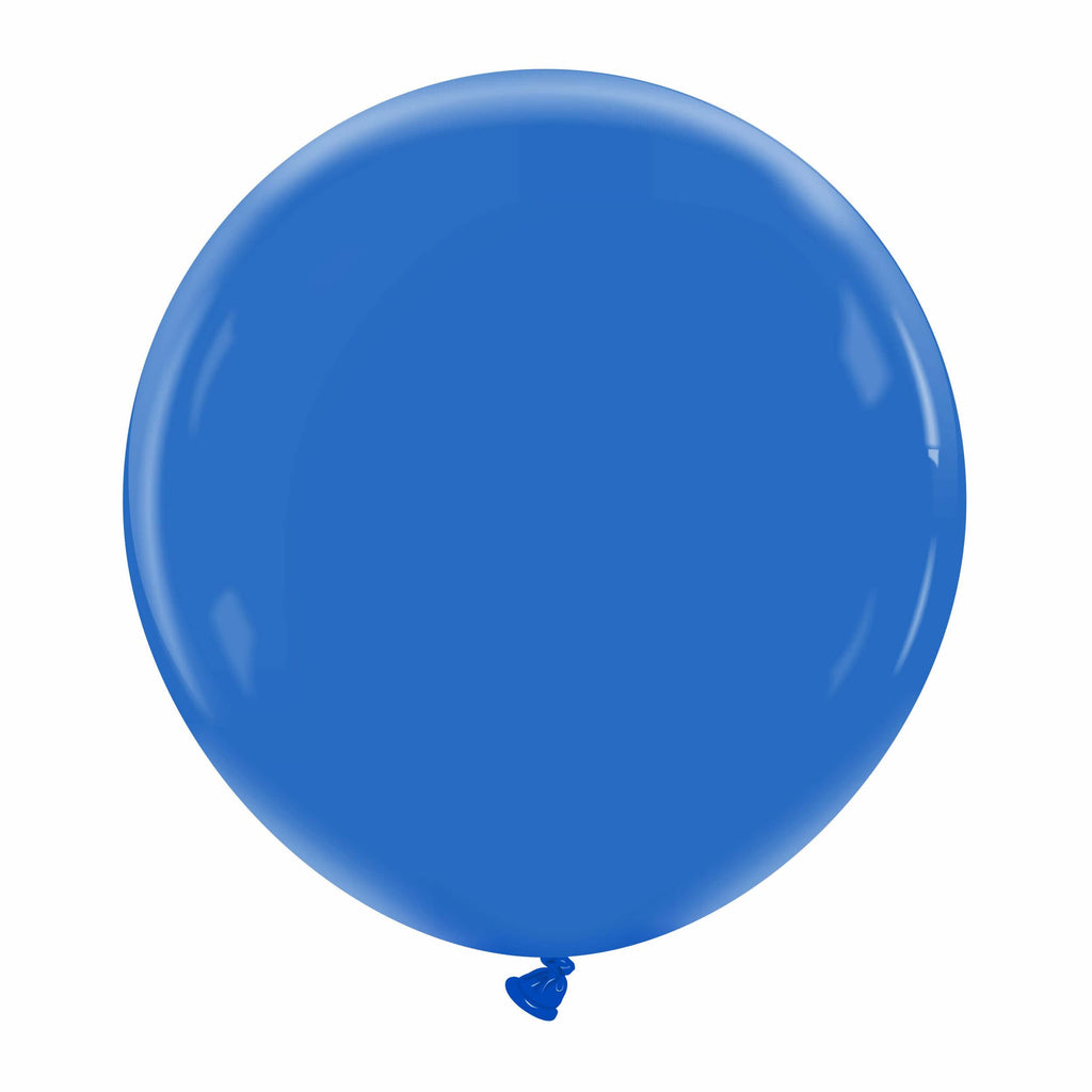 24" Cattex Premium Royal Blue Latex Balloons (1 Per Bag)