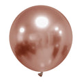 24" Cattex Titanium Rose Gold Latex Balloons (1 Per Bag)