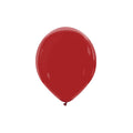 A single, inflated Cattex 5″ Premium Imperial Red Latex Balloon is centered on a plain white background.