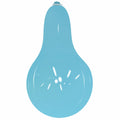 Uninflated 32 Inches Longneck Cattex Brand Standard Sky Blue Latex Balloons