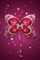Fuchsia Deco Butterfly Balloon