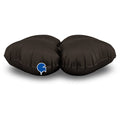 Uninflated 12" (15" Deflated) Standup Base Hearts Mini Satin Fumé Black Foil Balloon Made By Grabo Balloons in Italy