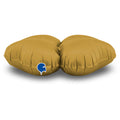Uninflated 12" (15" Deflated) Standup Base Hearts Mini Satin Gold Foil Balloon Made By Grabo Balloons in Italy