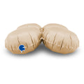 Uninflated 13" (17" Deflated) Standup Base Drops MiniSatin Cream Foil Balloon Manufactured By Grabo Balloons in Italy