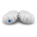 Uninflated 13" (17" Deflated) Standup Base Drops MiniSatin White Foil Balloon Brand Name Grabo Balloons in Italy