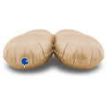 Uninflated 19" (26" Deflated) Standup Base Drops MediumSatin Cream Foil Balloon Made By Grabo Balloons in Italy