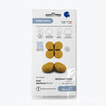 Uninflated 26" (36" Deflated) Standup Base Drops Maxi Satin Gold Foil Balloon Manufactured By Grabo Balloons in Italy