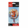 Happy 3rd Birthday Balloon - Packaged