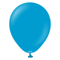 5 Inch Kalisan Balloons Latex Standard Caribbean Blue 50 Pack