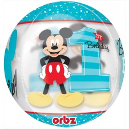 16" Mickey 1st Birthday Balloon