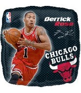18" NBA Derrick Rose Basketball Balloon