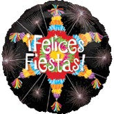 18" Felices Fiesta Pinata Balloon (Spanish)