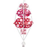 Stack-Ups Balloon Bouquet Xo Hearts