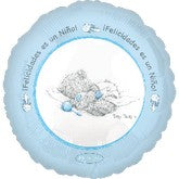 9" Airfill Only Mty Baby Boy (Spanish) Balloon