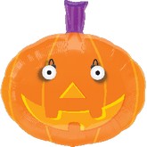 23" Eye Popper Pumpkin Balloon