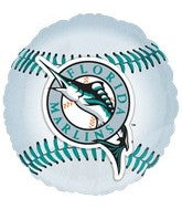 18" MLB Florida Marlins Baseball Balloon