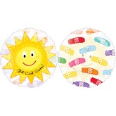 26" See-Thru Cheery Sun Get Well Balloon