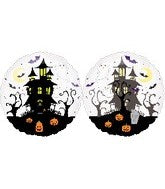 25" See Through Haunted House Balloon