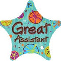 18" To a Great Assistant Star Balloon