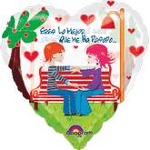 18" Heart Eres Lo Mejor Transp Balloon (Spanish)