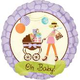 32" Modern Mommy Oh Baby Balloon