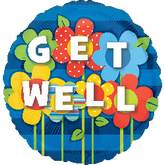 32" Get Well Garden Jumbo Balloon