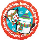 21" Penguin Holiday Balloons