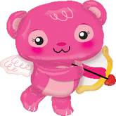 Jumbo Cupid Bear Balloon