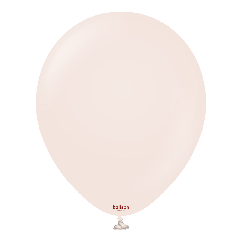 12" Kalisan Latex Balloons Standard Pink Blush (50 Per Bag)