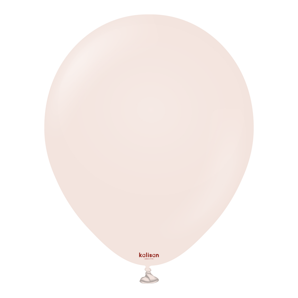 12" Kalisan Latex Balloons Standard Pink Blush (500 Per Bag)
