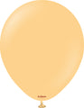 12" Kalisan Latex Balloons Standard Peach (50 Per Bag)