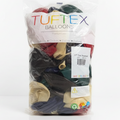 Packaged balloons with 'Tuftex' branding on a white background