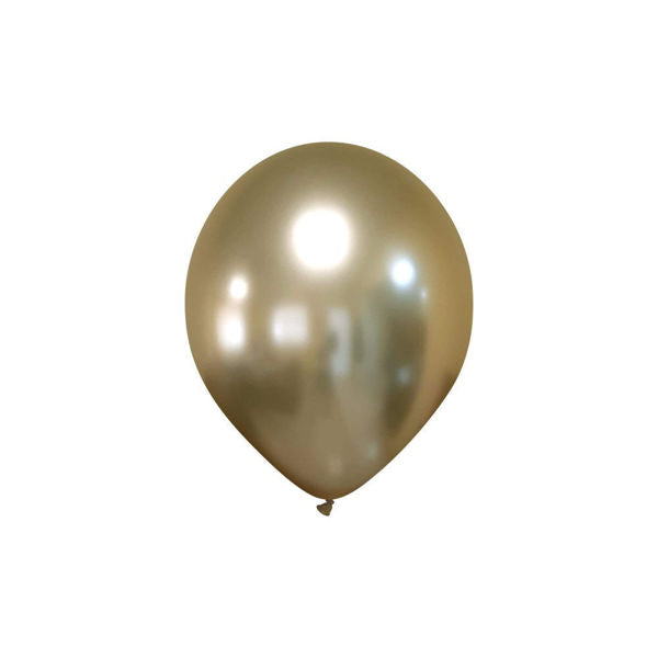 5" Cattex Titanium Light Gold Latex Balloons (100 Per Bag)