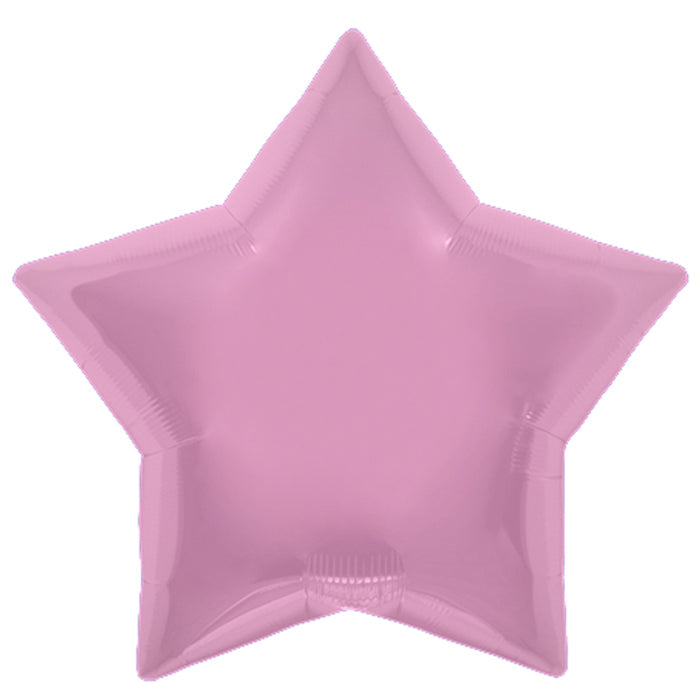 22" Northstar Brand Pastel Pink Star Foil Balloon