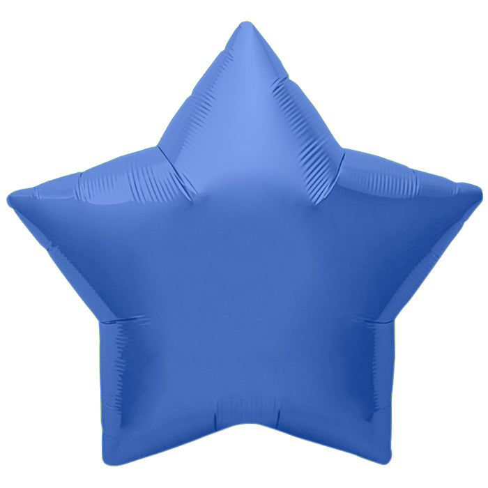 22" Northstar Brand Periwinkle Star Foil Balloon
