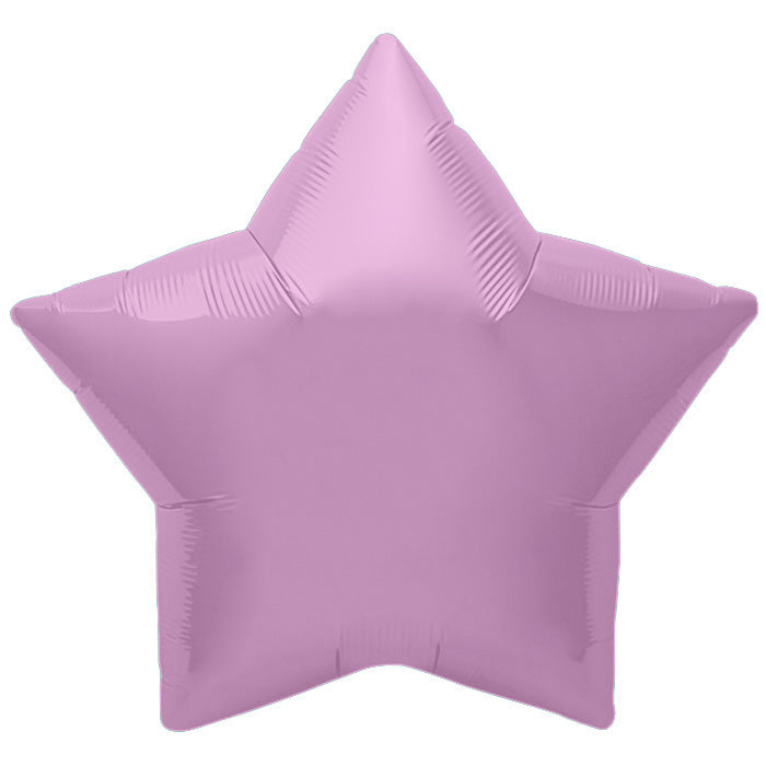 22" Northstar Brand Lilac Star Foil Balloon