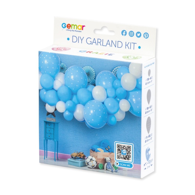 Do It Yourself (DIY) Garland Kit Baby Blue