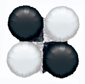 16" MagicArch Black & White Foil Balloon