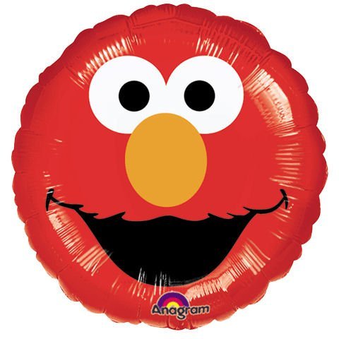 18" Sesame Street Elmo Smiles Balloon