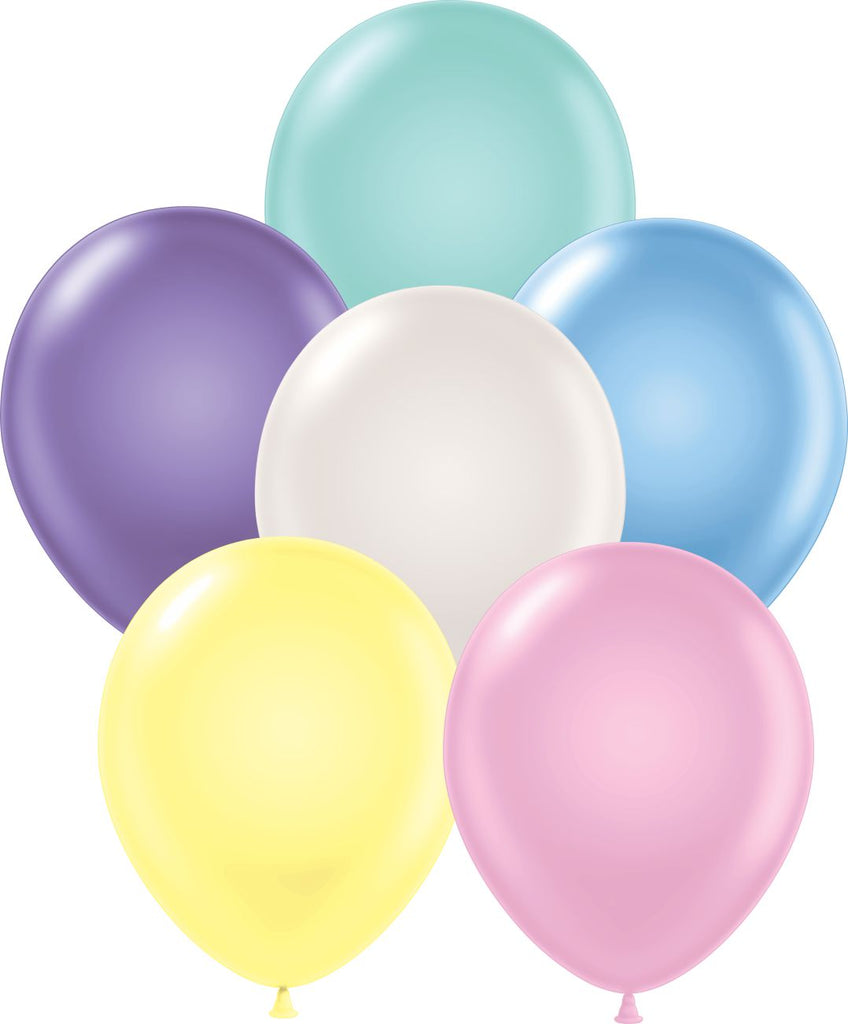 11" Pearl Metallic Pearl Metallic Assorted Tuftex Latex Balloons (100 Per Bag)