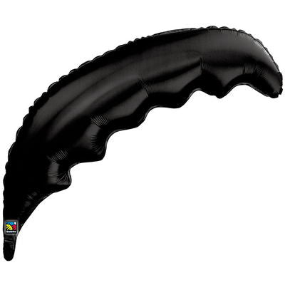 36" Onyx Black Palm Frond Leaves Qualatex Balloon
