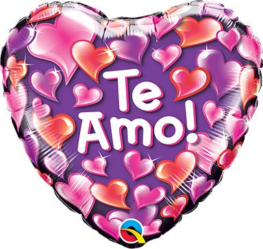 18" Te Amo! Heart Foil Balloon (Spanish)